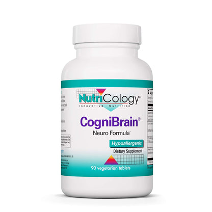 Nutricology Cognibrain – Memory & Focus Support with Lion's Mane, 90 Count