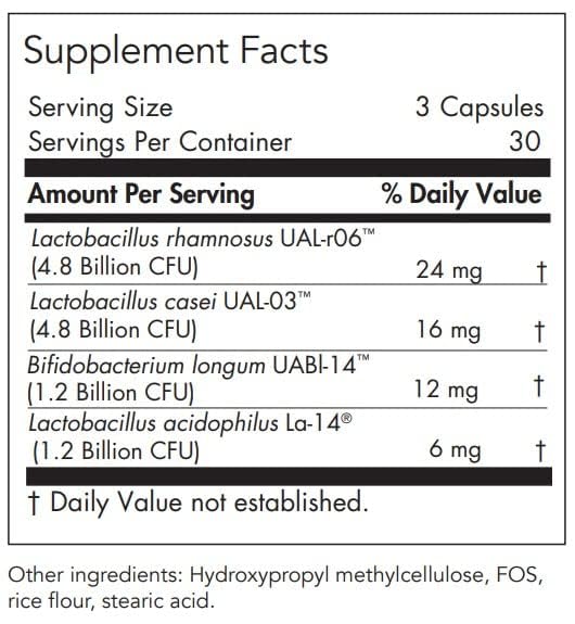 Nutricology Gastro Flora Probiotic - Digestive & Gut Health for Men & Women - 90 Count