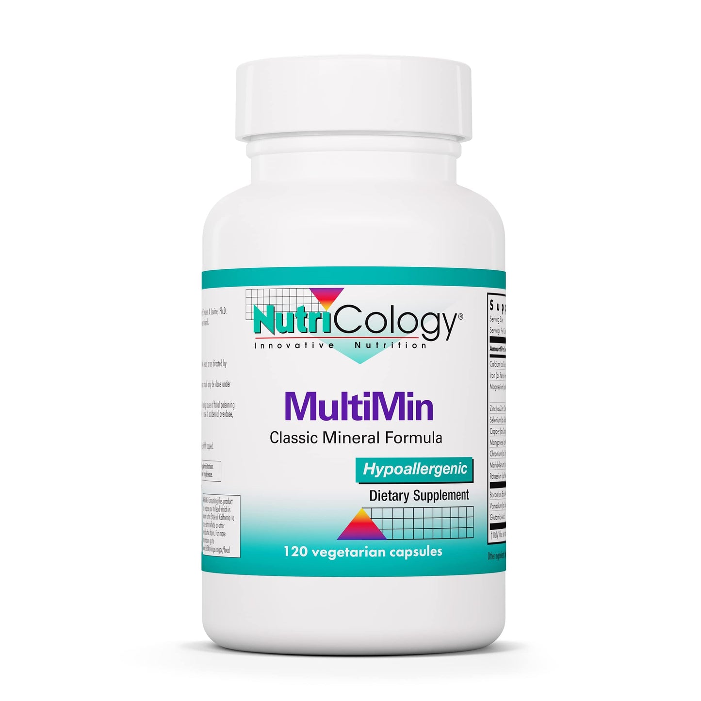 Nutricology MultiMin - Multi Minerals Supplement | Men & Women 120 Count