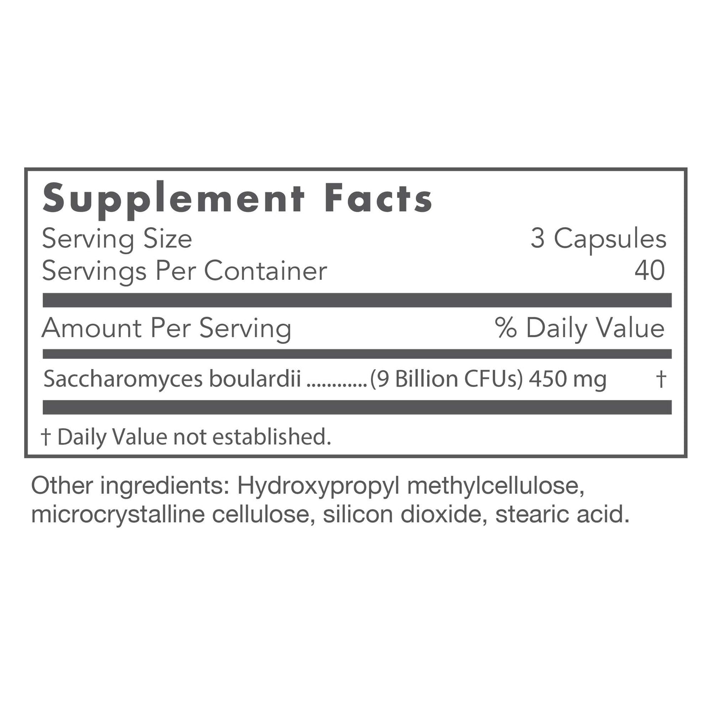 Nutricology Restore-Biotic Saccharomyces boulardii GI Probiotic 120 Veg Capsules