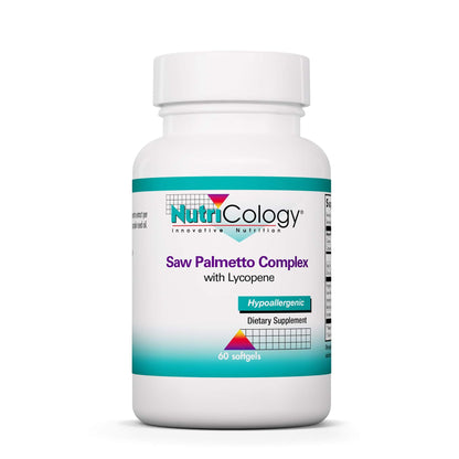 Nutricology Saw Palmetto Complex Softgels, 60-Count | Premium Herbal Supplement