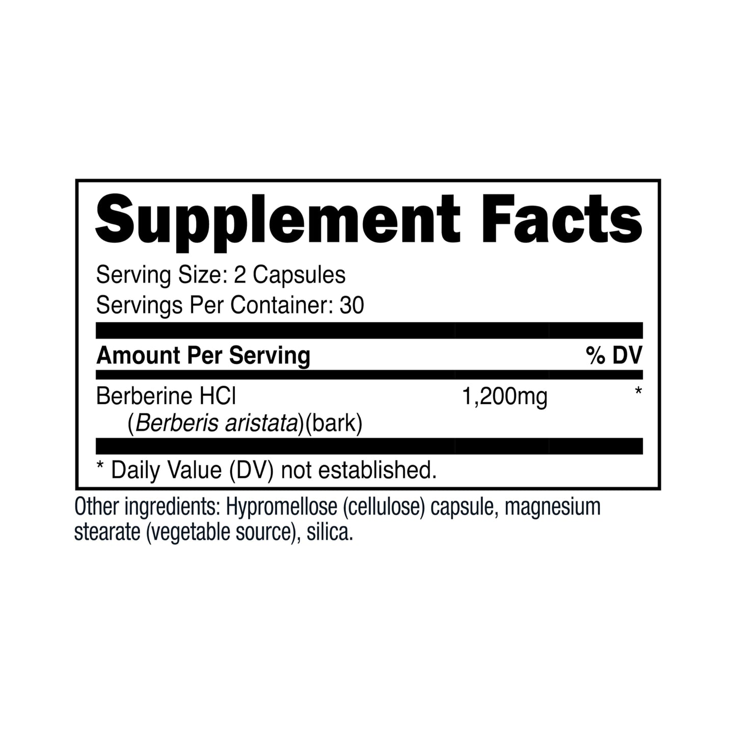 Nutricost Berberine HCl 1200mg | 60 Vegetarian Capsules | Gluten Free & Non-GMO