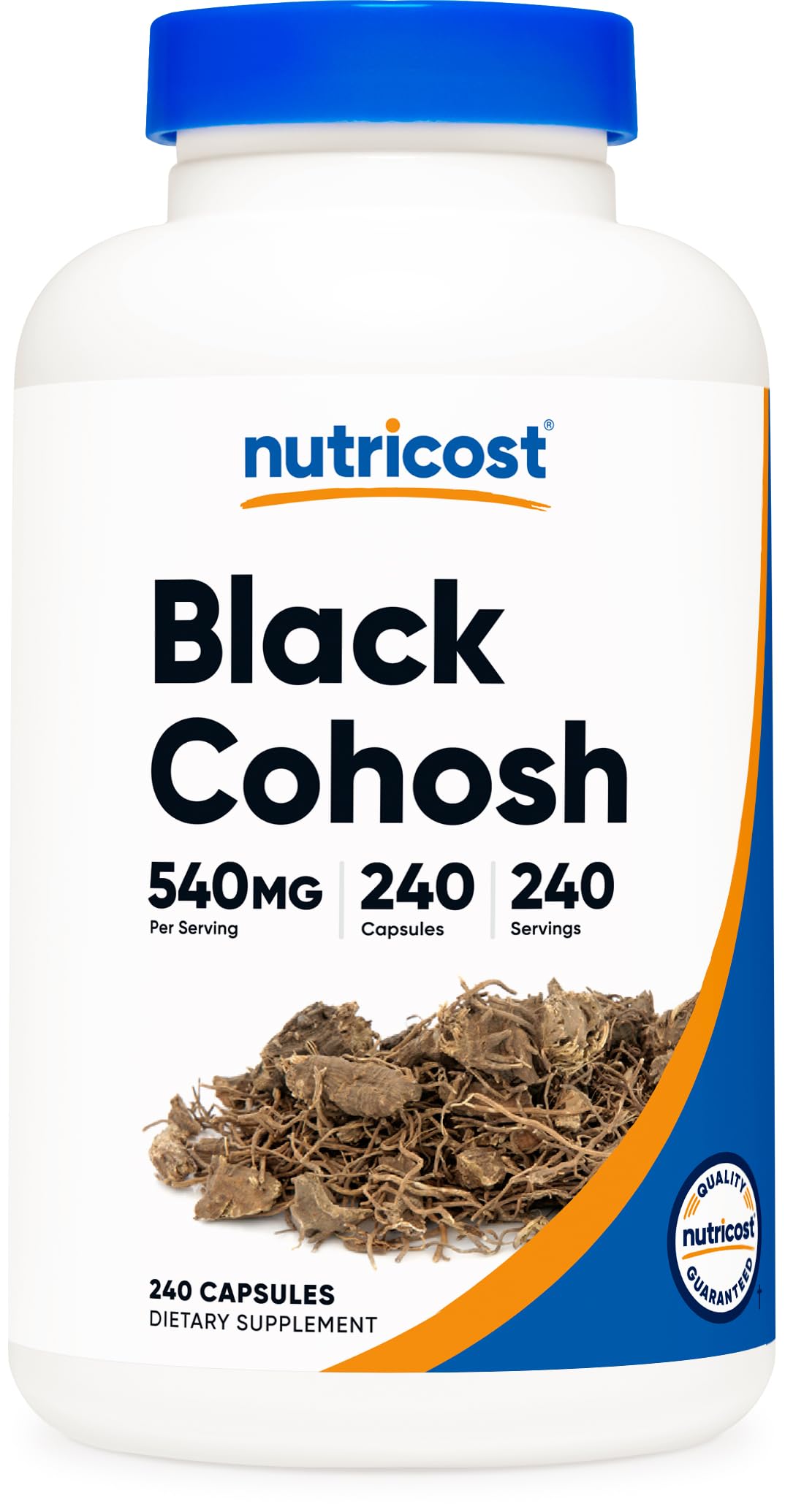 Nutricost Black Cohosh 540mg 240 Capsules - Non-GMO Gluten Free
