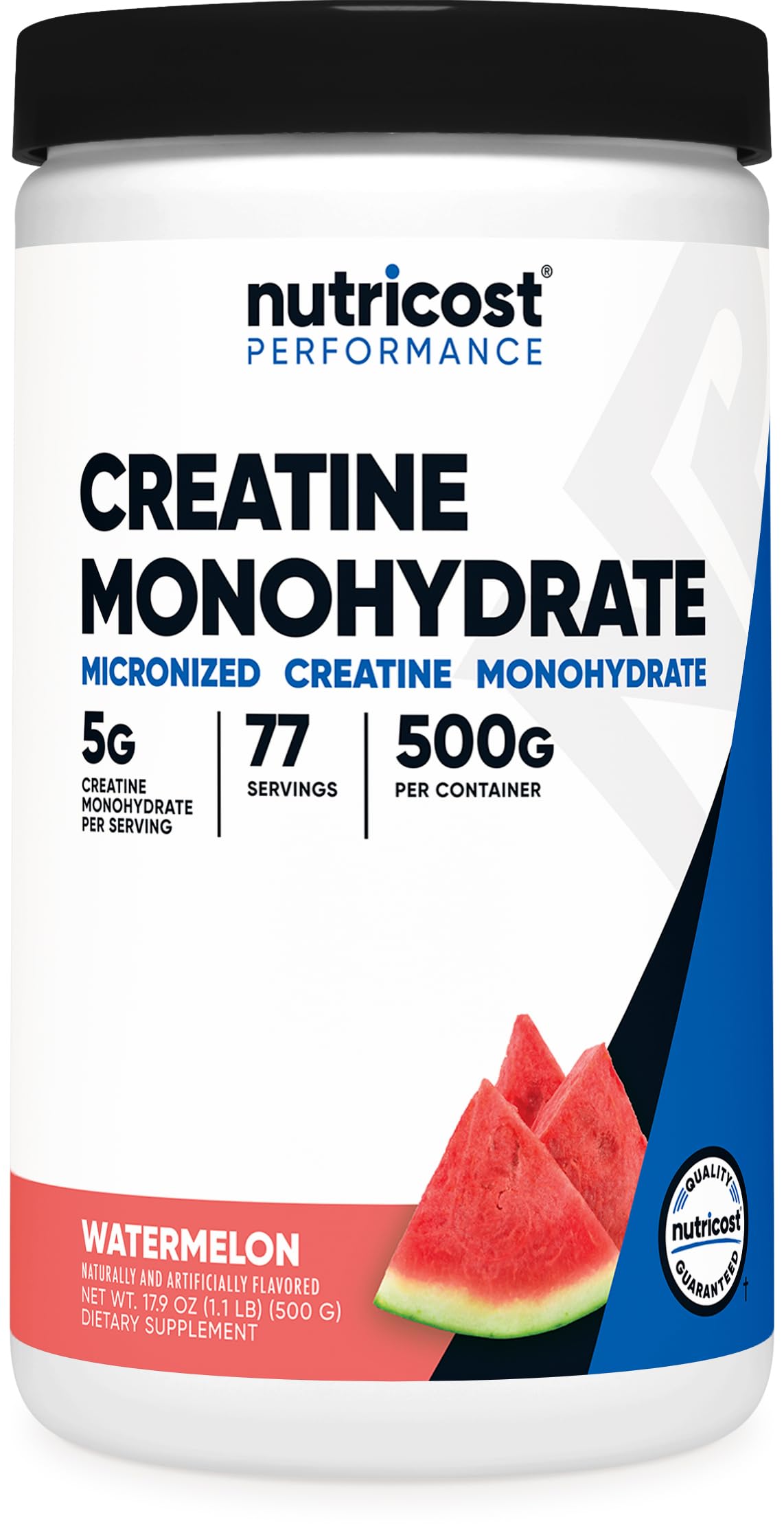 Nutricost Creatine Monohydrate Powder (Watermelon, 500g) – Vegan, Non-GMO, Gluten Free