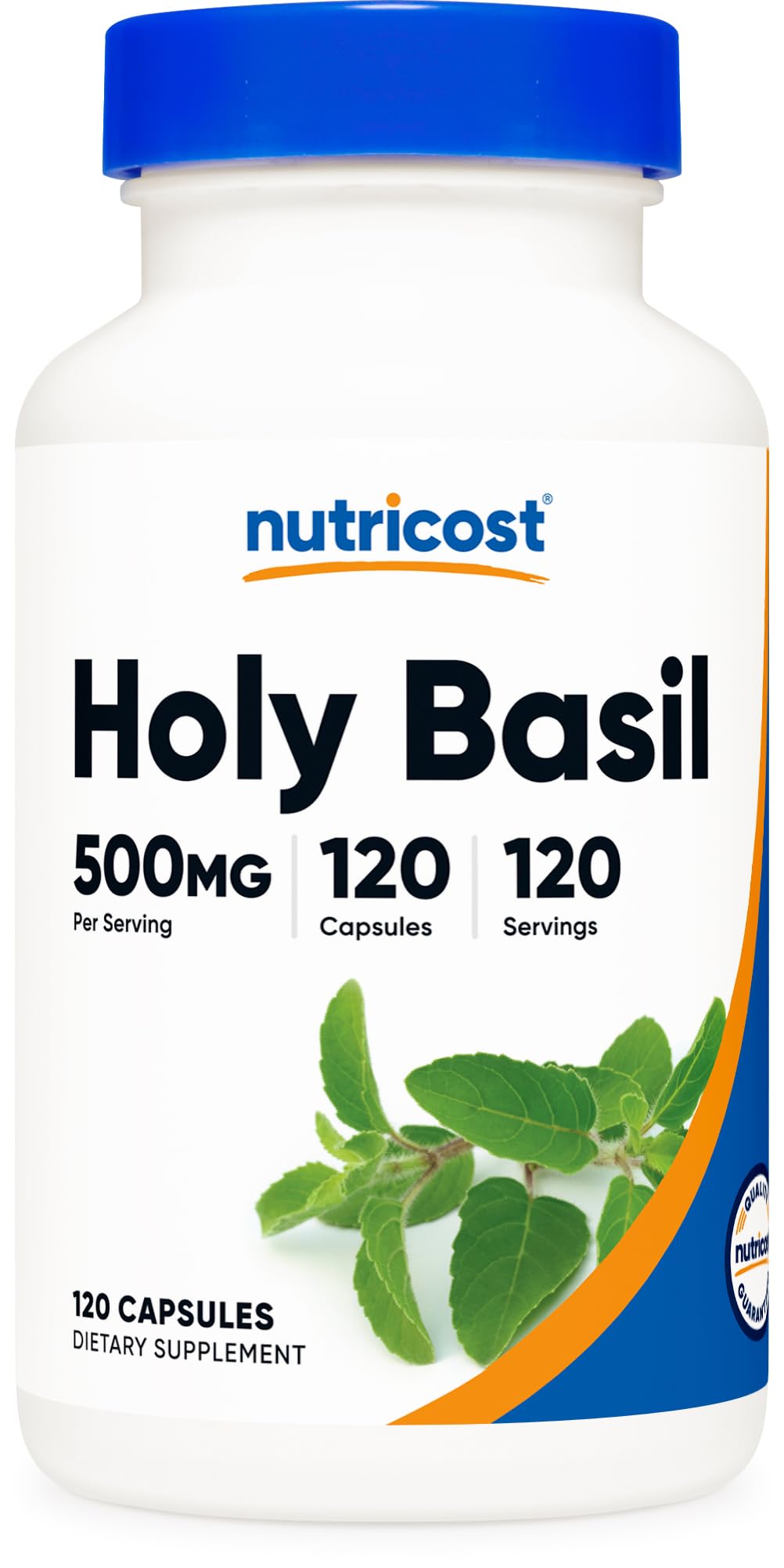 Nutricost Holy Basil Capsules 500mg – 120 Vegetarian, Gluten Free & Non-GMO