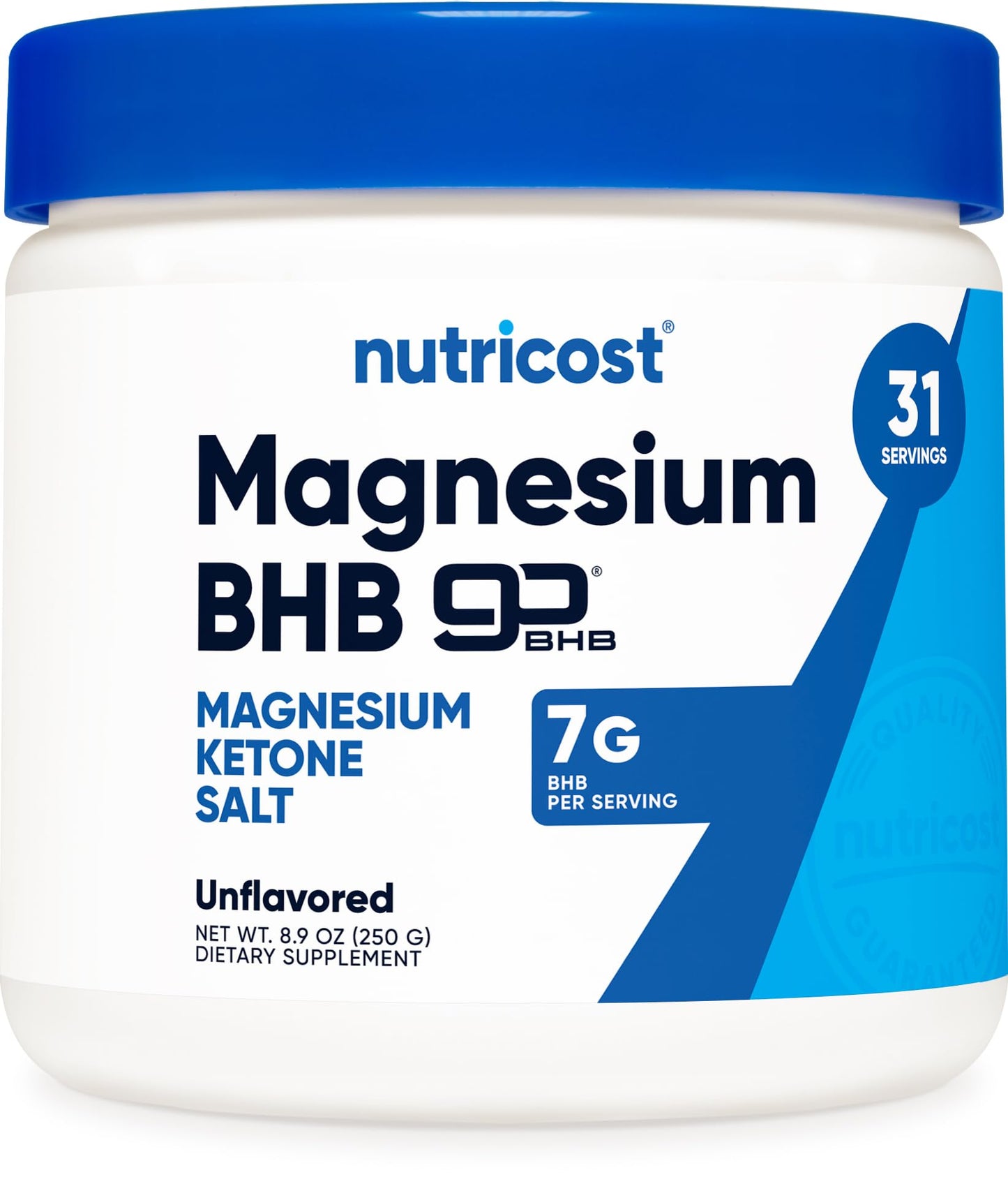 Nutricost Magnesium BHB Salts 250g Unflavored | Exogenous Ketone Supplement