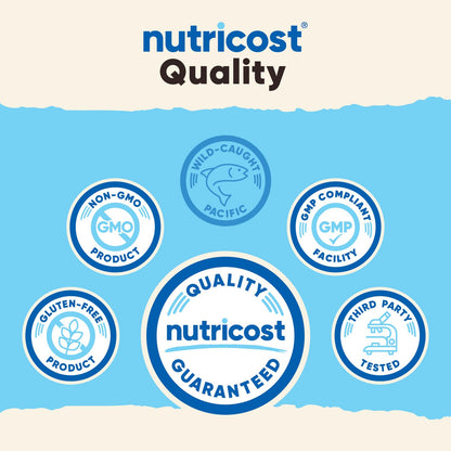 Nutricost Marine Collagen Chocolate Flavor - 30 Servings | Wild-Caught Pacific Cod