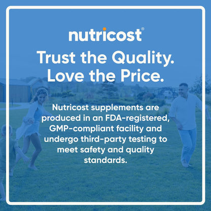 Nutricost Methylfolate 1000mcg – 120 Vegetarian Capsules (Gluten Free, Non-GMO) Pack of 2