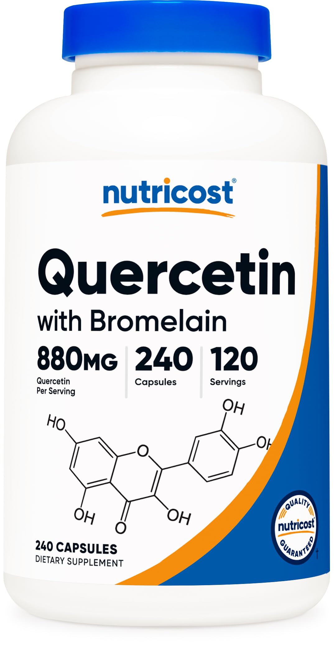 Nutricost Quercetin 880mg - 120 Servings (440mg Quercetin per Cap) - Gluten Free, Non-GMO