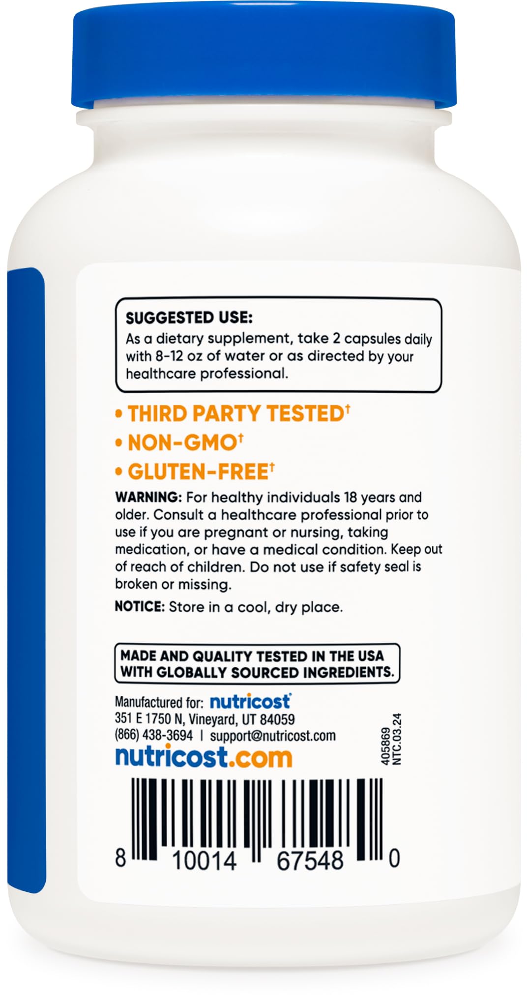 Nutricost Quercetin with Bromelain - 880mg Quercetin + 165mg Bromelain per Serving | 120 Capsules | Vegetarian, Non-GMO & Gluten Free