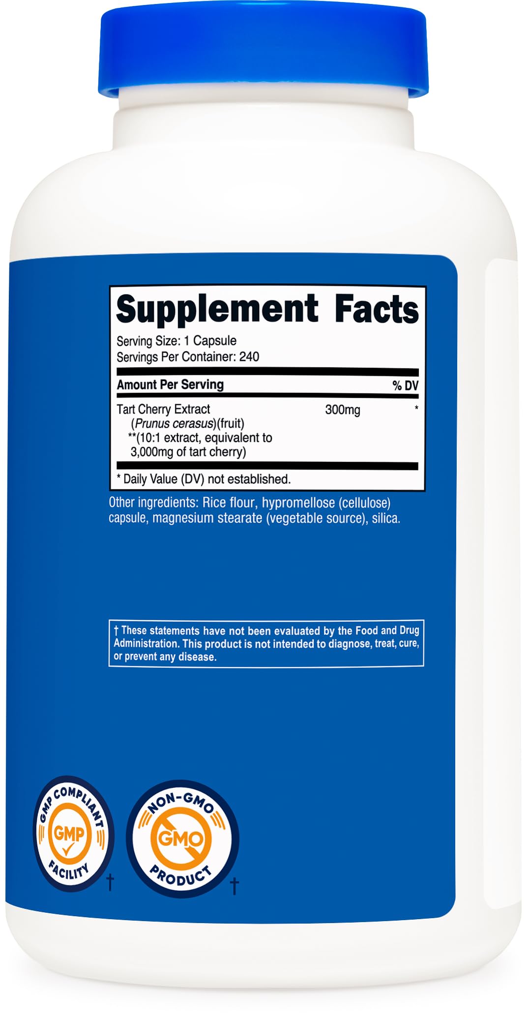 Nutricost Tart Cherry Extract 3000mg – 240 Vegetarian Capsules | Gluten Free, Non-GMO (Pack of 2)