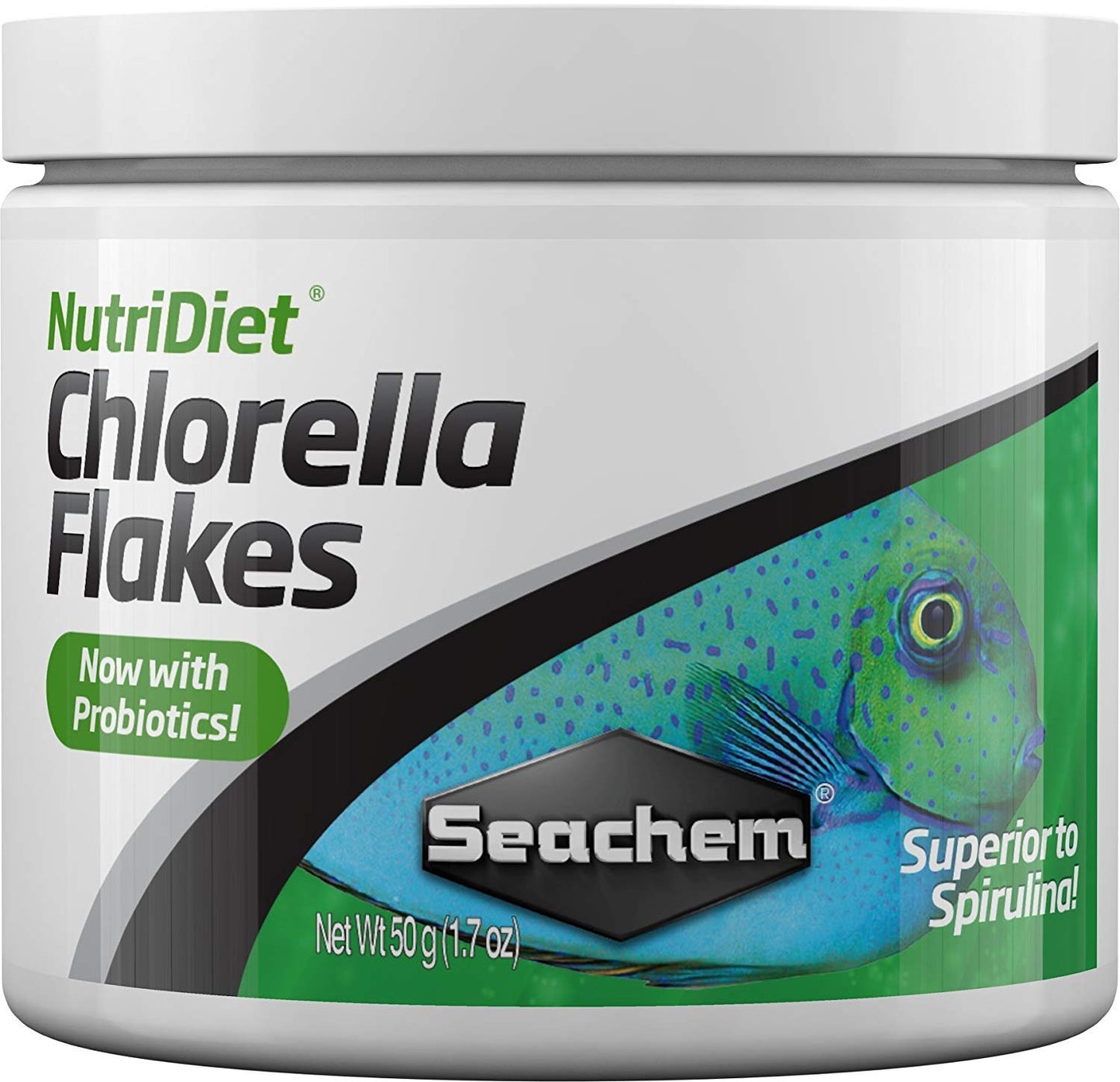 Seachem NutriDiet Chlorella Flakes with Probiotics – 50g