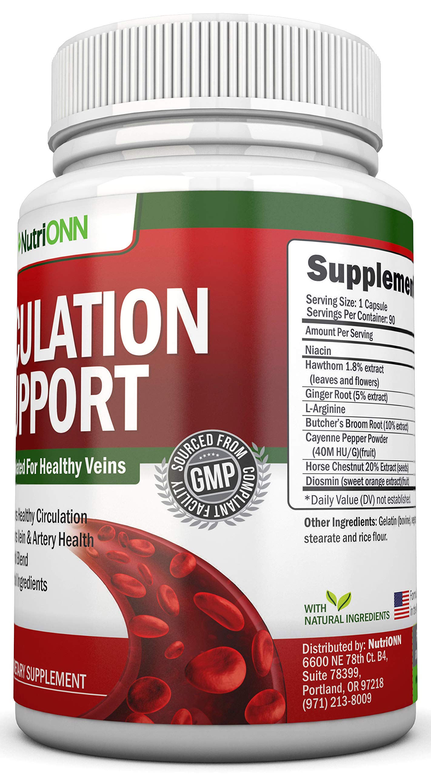 NutriONN Circulation Support – Blood Flow & Leg Comfort