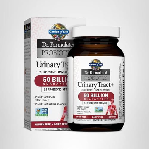Garden of Life Dr. Formulated Probiotics Urinary Tract+ with Pacran Cranberry - 60 Vegetarian Capsules