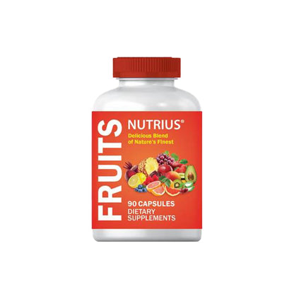 Nutrius Fruits: Delicious Blend of Nature's Finest - 90 Capsules Dietary Supplements