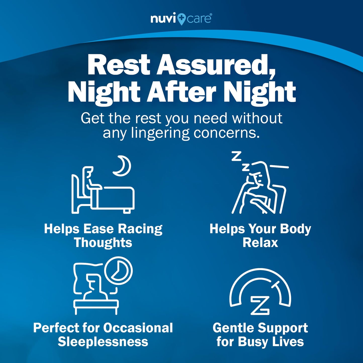 NUVICARE Nighttime Sleep Aid 25 mg Diphenhydramine HCl – Regular Strength, 2 Pack, Non-Habit Forming
