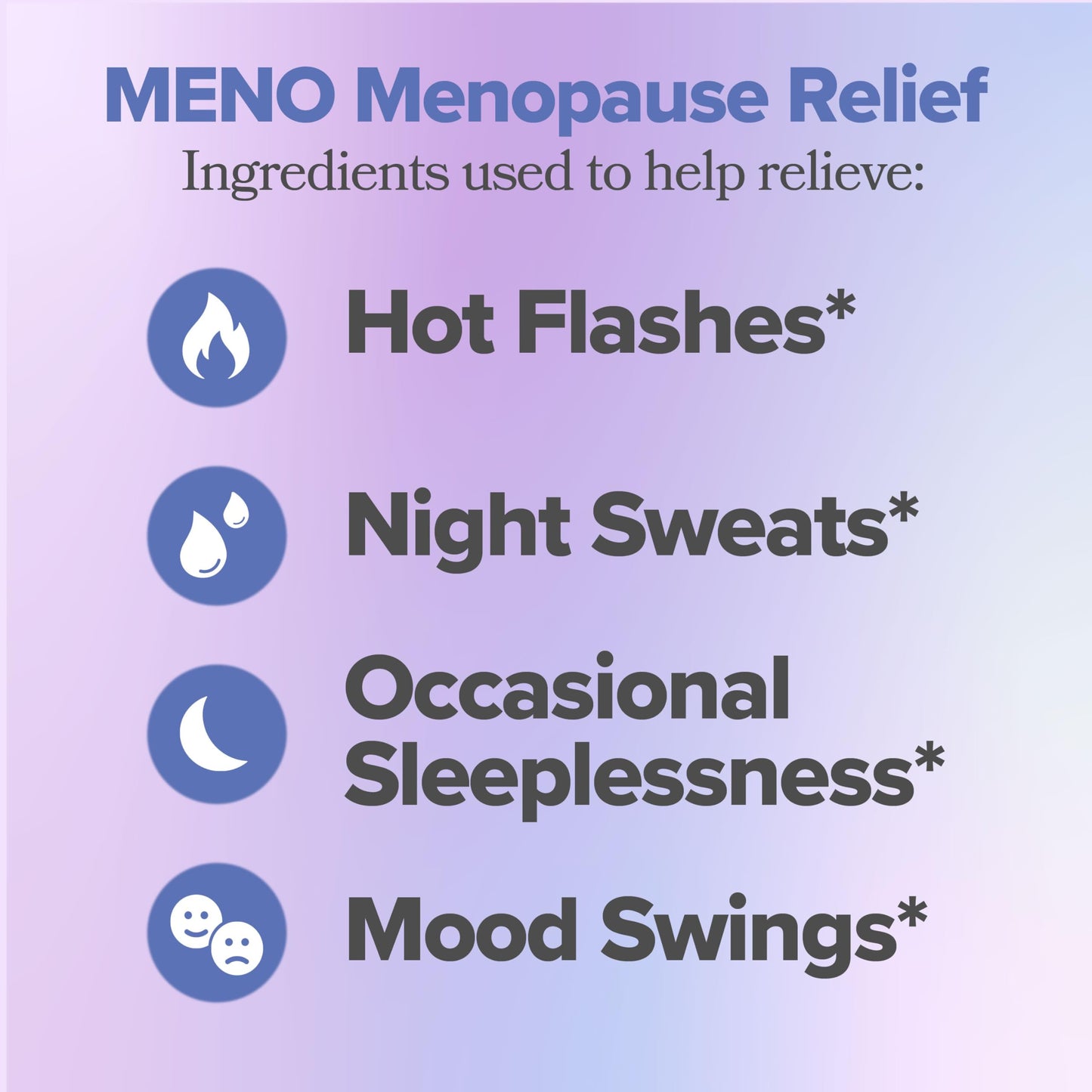 O Positiv MENO Gummies for Menopause - Hormone-Free with Black Cohosh & Ashwagandha KSM-66