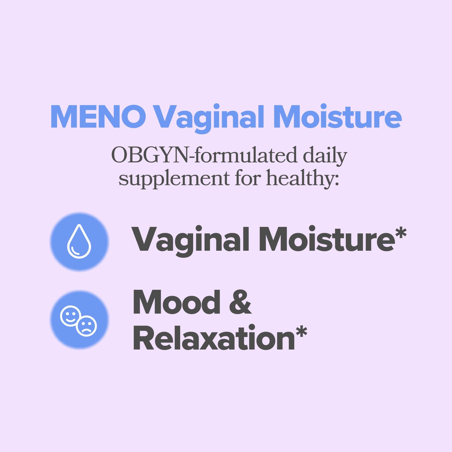 O Positiv MENO Vaginal Moisture Support Capsules – Hormone-Free, OBGYN-Formulated (3-Pack, 30 Servings)