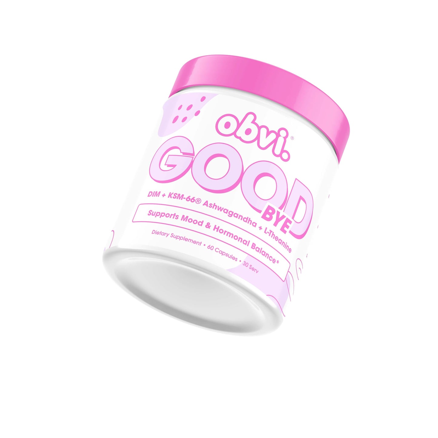 Obvi Goodbye - Stress Relief with Collagen Types I-V-X, Ashwagandha & L-Theanine