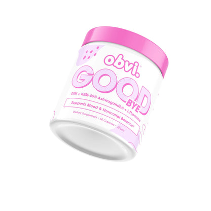 Obvi Goodbye - Stress Relief with Collagen Types I-V-X, Ashwagandha & L-Theanine