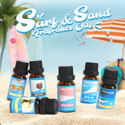 SALKING Surf & Sand Fragrance Oils – Premium Diffuser Gift Set