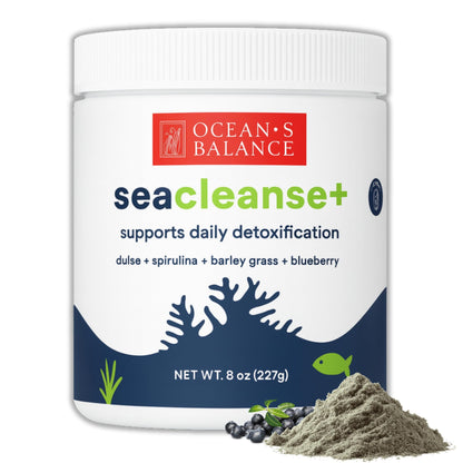 Ocean's Balance Seacleanse+ Daily Detox Powder – Gut Health & Immune Support | 8oz