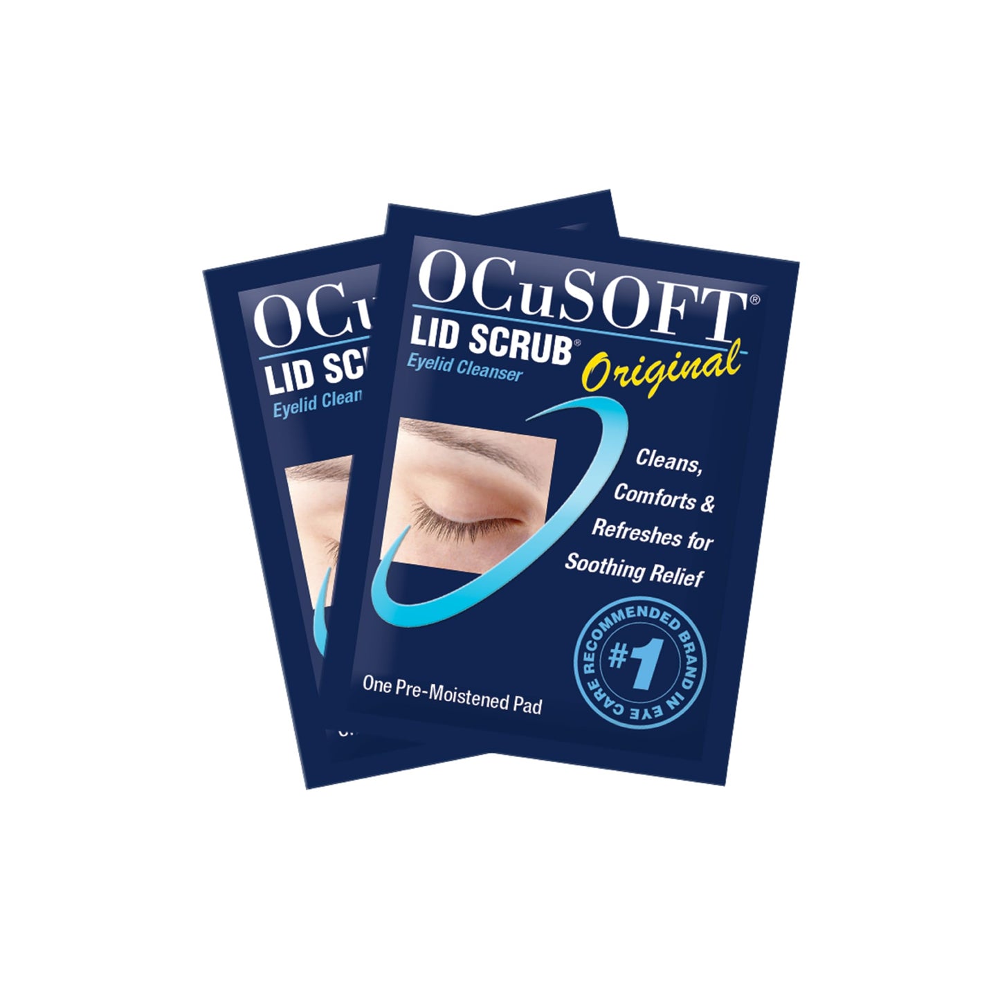 OCuSOFT Lid Scrub Original – 30 Count with 5 Extra Pads | Doctor-Recommended Eyelid Cleanser