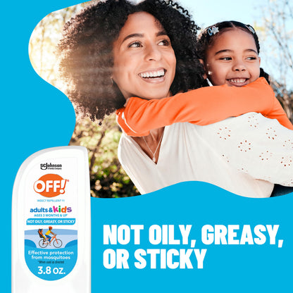 OFF! Insect Repellent Lotion for Adults & Kids – Fragrance-Free, Picaridin, 3.8 oz