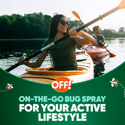 OFF! Deep Woods Insect Repellent Aerosol — Long-Lasting Mosquito & Tick Protection (6 oz)