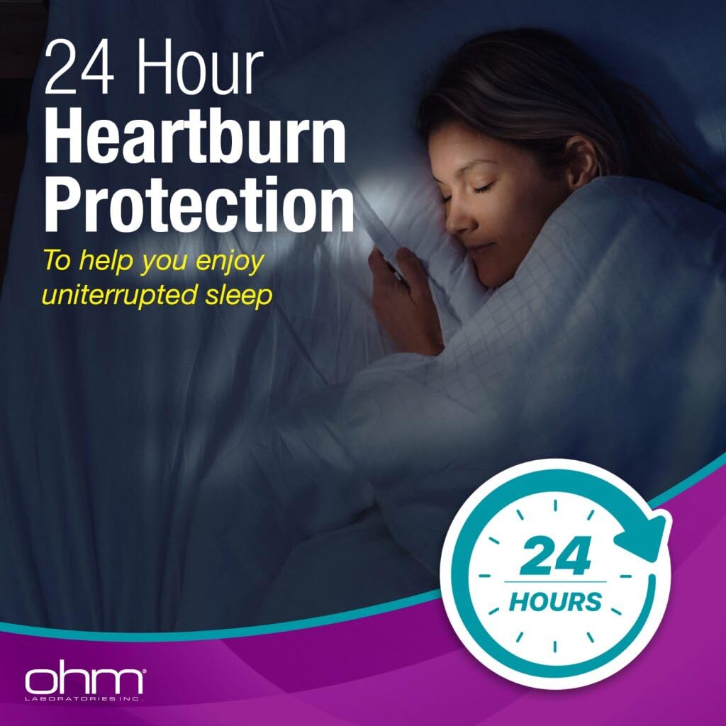 Ohm Omeprazole 20mg - 42-Tablet Delayed-Release Heartburn Relief (24-Hour) | Ohm