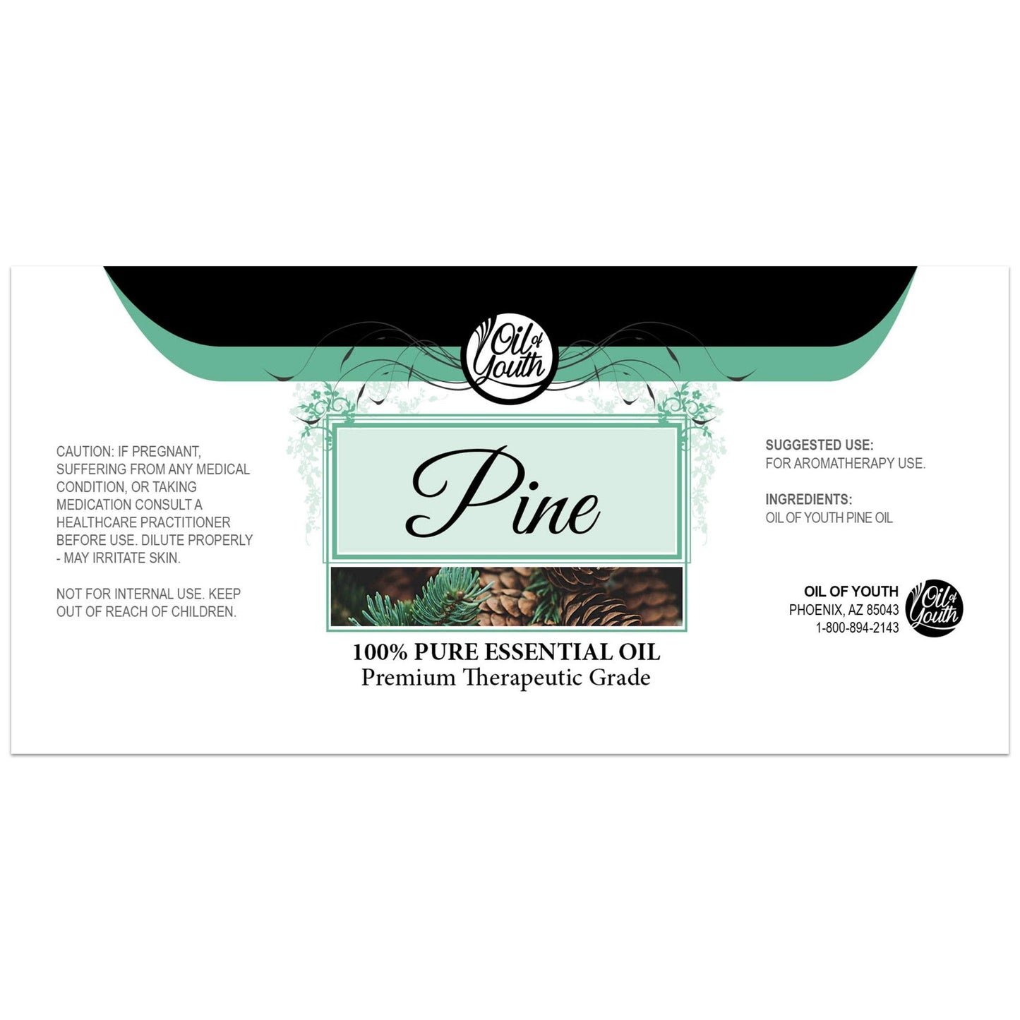 Oil of Youth Pine Essential Oil 4oz | Premium Pine Oil (4 Fl Oz)