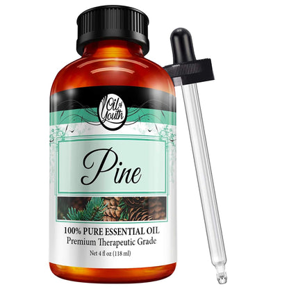 Oil of Youth Pine Essential Oil 4oz | Premium Pine Oil (4 Fl Oz)