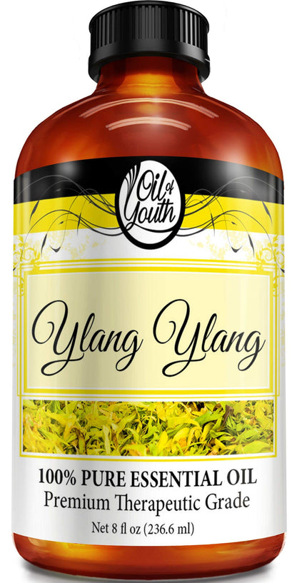 Oil of Youth 8 oz Ylang Ylang Essential Oil for Aromatherapy