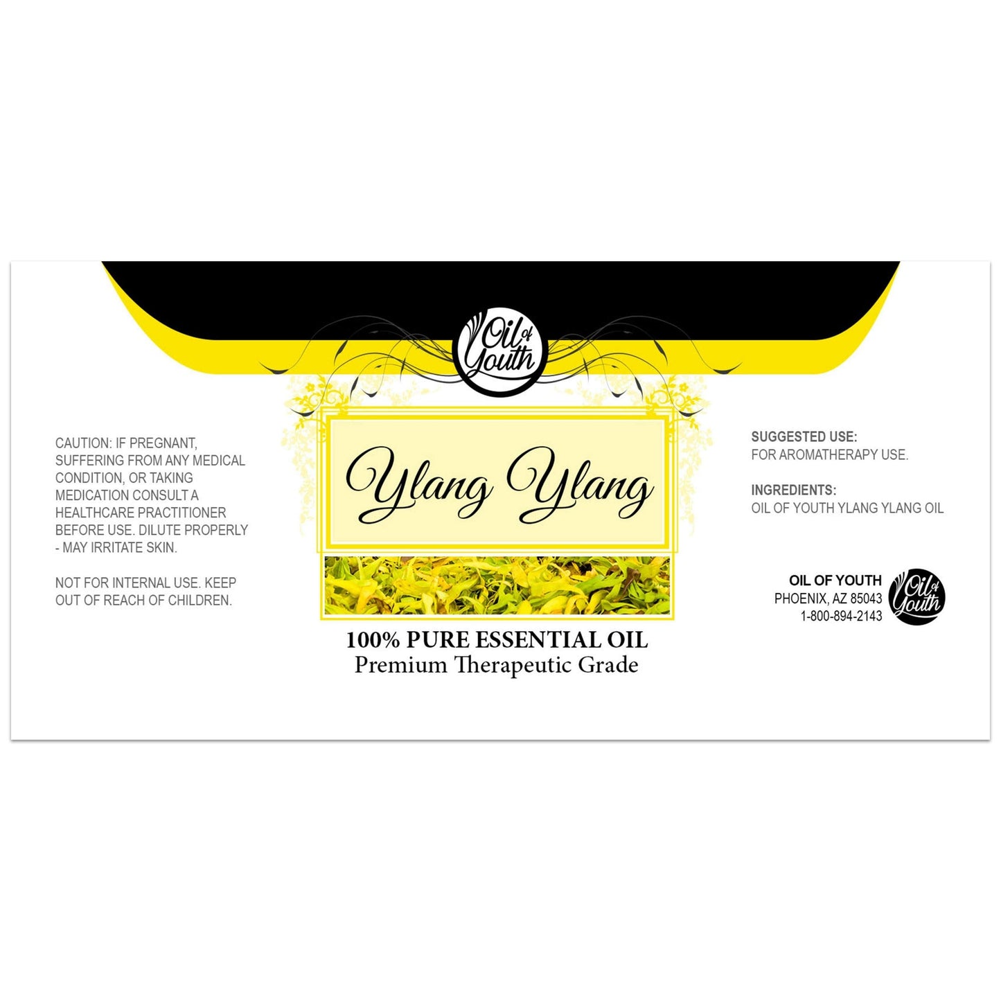 Oil of Youth 8 oz Ylang Ylang Essential Oil for Aromatherapy