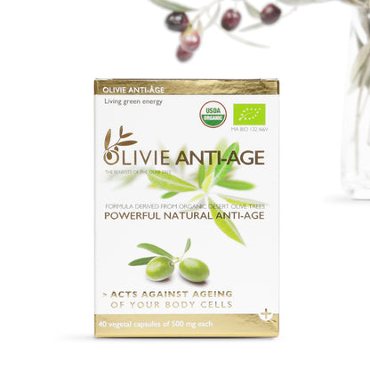 Olivie Organic Olive Leaf Extract Capsules – Hydroxytyrosol & Oleuropein (40 Capsules)