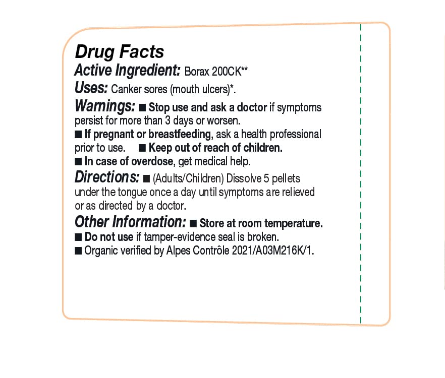 OLLOIS Borax 200ck – Organic, Lactose-Free, Kosher Homeopathic Medicine (Pack of 3)