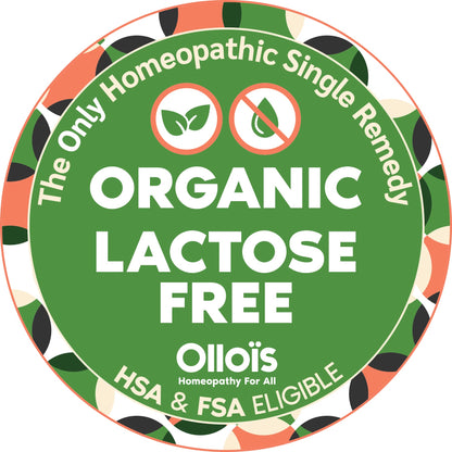 OLLOIS Calcarea Carbonica 30c Organic – Lactose-Free Homeopathic Medicine, 80 Pellets (Pack of 1)