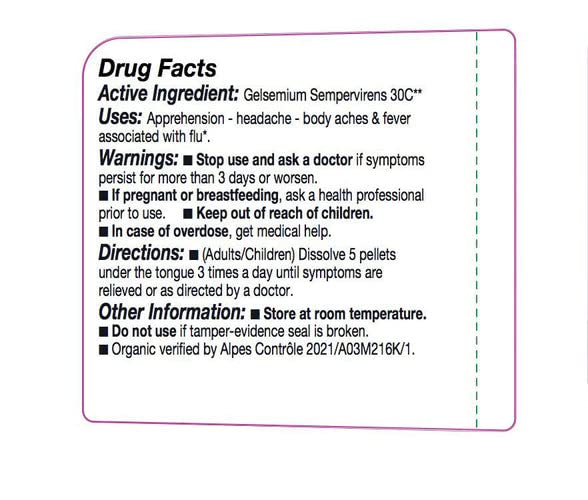 OLLOIS Gelsemium Sempervirens 30C – Organic, Lactose-Free, Kosher Homeopathic Medicine (80 Pellets, Pack of 3)