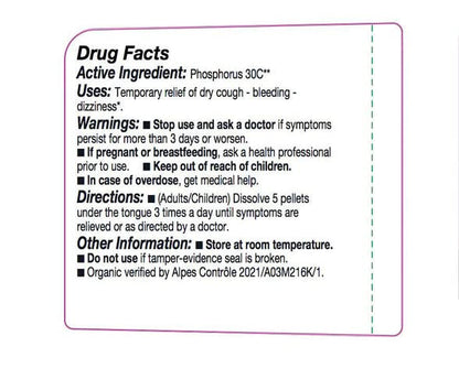 OLLOIS Phosphorus 30c Organic Homeopathic Medicine – Lactose-Free, Kosher (Pack of 3)