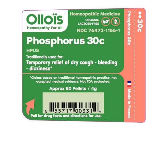 OLLOIS Phosphorus 30c Organic Homeopathic Medicine – Lactose-Free, Kosher (Pack of 3)