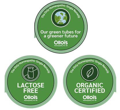 OLLOIS Silicea 30C Organic Lactose-Free Homeopathic Medicine – 80 Pellets