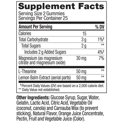 OLLY Kids Chillax Gummies – Calm Mood* (Magnesium & L-Theanine) - 50 Count