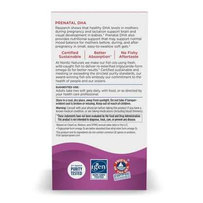 Nordic Naturals Prenatal DHA Strawberry – 120 Soft Gels