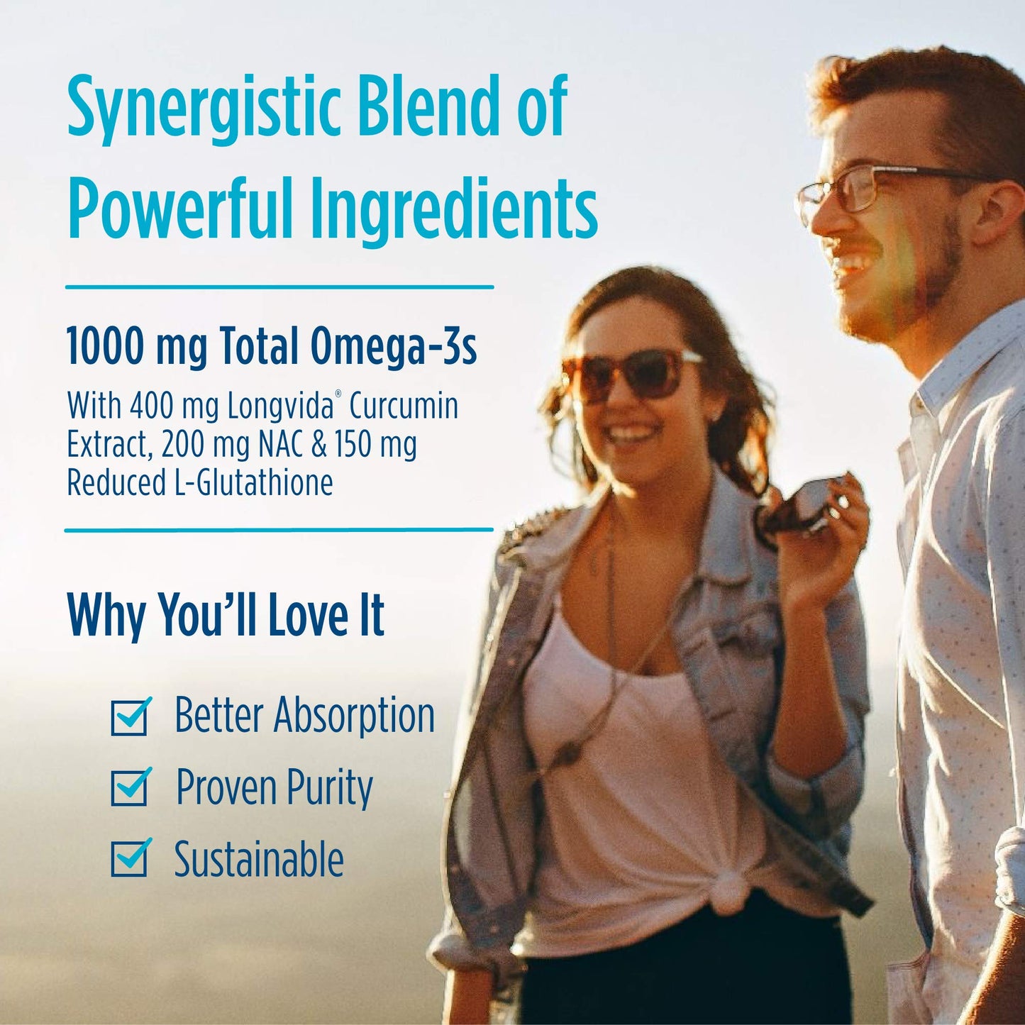 Nordic Naturals Omega Curcumin Lemon | 60 Soft Gels, 1200 mg Omega-3 + 400 mg Curcumin | Non-GMO