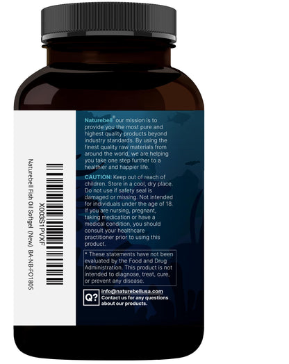 Omega 3 Fish Oil 4200mg – 180 Burpless Softgels | EPA 1200mg DHA 900mg | Lemon
