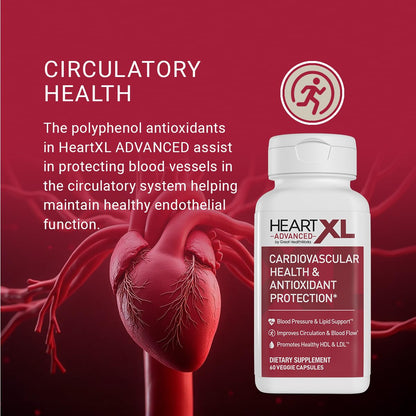 OmegaXL HeartXL Advanced - Heart Health Supplement (60 Capsules)