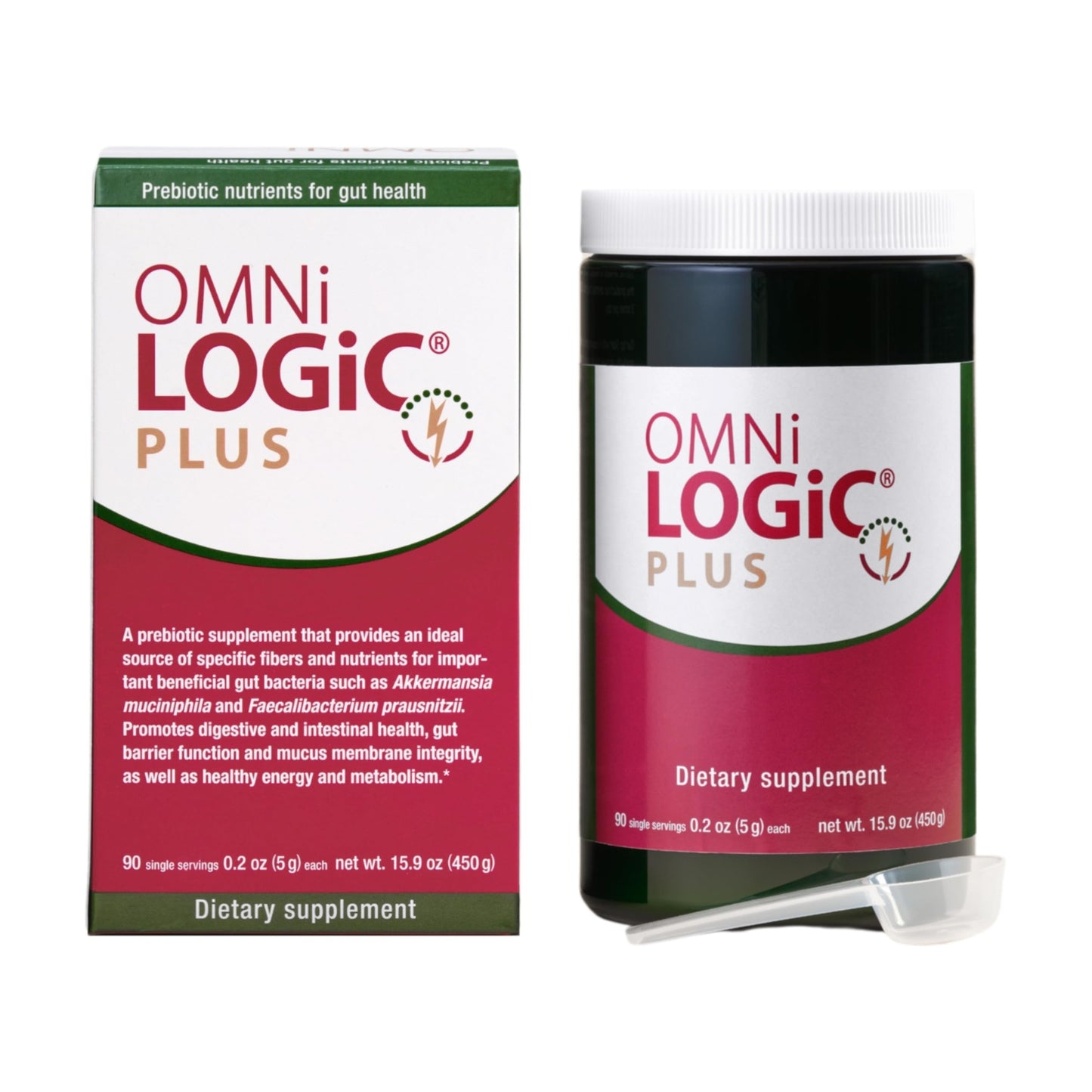 Omni-Logic Plus Prebiotic - Non-GMO Daily Fiber Powder for Gut Health | 90 Servings