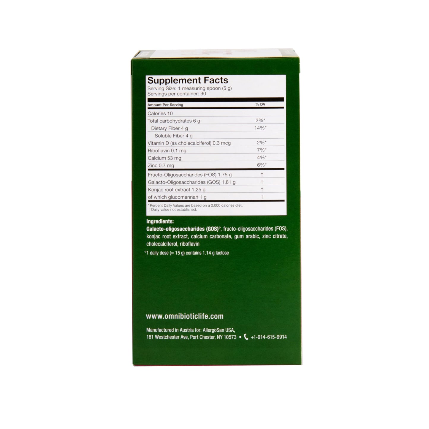 Omni-Logic Plus Prebiotic - Non-GMO Daily Fiber Powder for Gut Health | 90 Servings