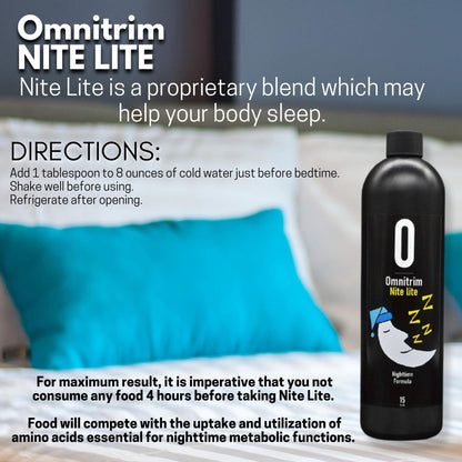 OmniTrim Nite Lite Dietary Supplement – Nighttime Formula, 15 oz