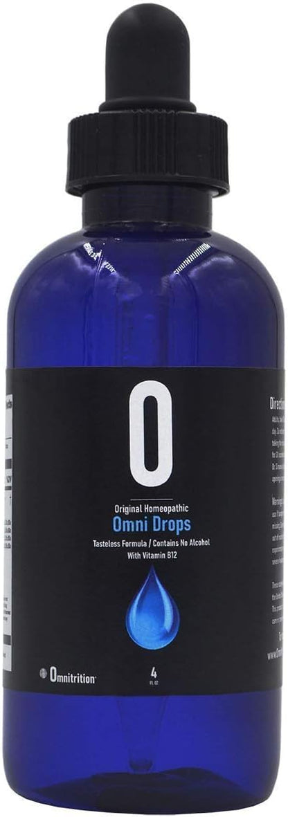 Omni Drops Diet Drops with Vitamin B12 – 4 oz + Program Guide | Omnitrition